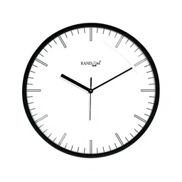 RANDOM White & Black Analogue Contemporary Wall Clock-picture-36