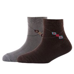 Cotstyle Men Pack Of 2 Patterned Cotton Ankle Length Socks-image-87