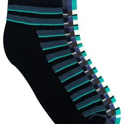 Heelium Men Pack of 4 Striped Bamboo Ankle-Length Socks-image-41