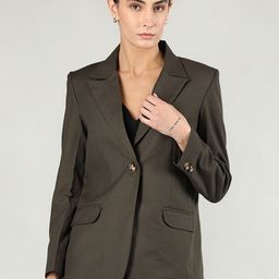 Dlanxa Cotton Single Breasted Notched Lapel Formal Blazer-image-58