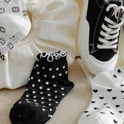Alexvyan Women Pack of 3 Patterned Ankle-Length Socks-6
