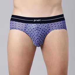 pivot Men Mid-Rise Conversational Printed Basic Briefs-23