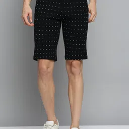 SHOWOFF Men Geometric Printed Mid Rise Cotton Cambric Chino Shorts-image-13