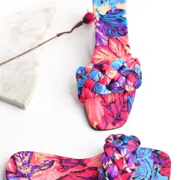 Shoetopia Girls Multicoloured Printed Flats-63