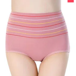 SHREE GANESH FASHION Women Pack of 2 Striped Cotton Hipster Briefs 2076 LP PK 002 M-image-73