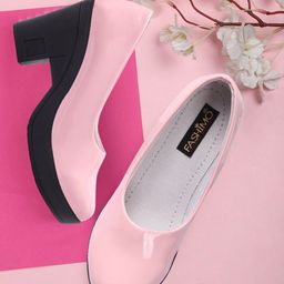 FASHIMO Pink Wedge Pumps-57
