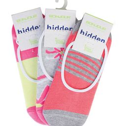 Bonjour Women Pack Of 3 Patterned Cotton Shoe Liner Socks-picture-22