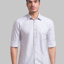 Parx Men Printed Slim Fit Cotton Casual Shirt-image-99