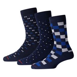 RC. ROYAL CLASS Men Pack Of 3  Patterned Calf Length Socks-32