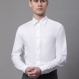 Cantabil Men Spread Collar Cotton Formal Shirt-picture-36
