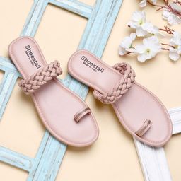 Shoestail Women One Toe Flats-picture-12