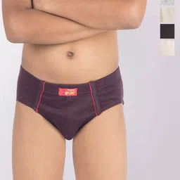 FRENCHIE Blaze Boys Pack Of 4 Assorted Pure Cotton Basic Briefs FR-BI-BF-JRBLC-2X5-65-PO4-image-53