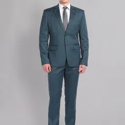 AD By Arvind Tailored-Fit Single Breasted Two-Piece Suit-picture-8