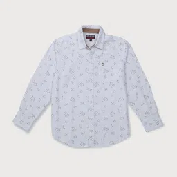 Gini and Jony Boys Micro Ditsy Printed Long Sleeves Cotton Casual Shirt-image-95
