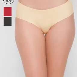 FashionRack Pack of 3 Assorted Low Rise Hipster 808_SBM-21