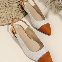 Shoetopia Colourblocked Pointed Toe Mules-13