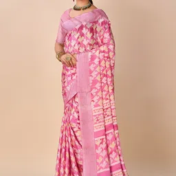 NIRMAL CREATION Floral Printed Saree-26