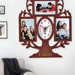 Attractionz Brown & Beige Wall Clock-image-81