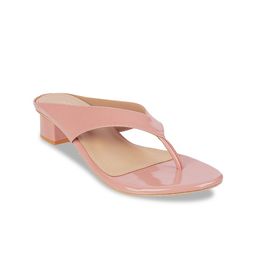 Metro Women Pink Solid Block Heels-image-52