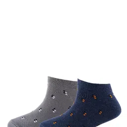 Cotstyle Men Pack Of 2 Patterned Cotton Ankle Length Socks-image-46