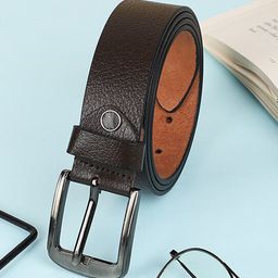 Roadster Men Textured Leather Belt-picture-6