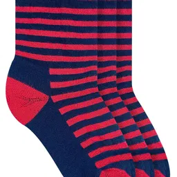 Heelium Kids Pack of 3 Striped Calf-Length Socks-image-89
