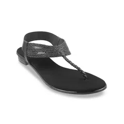 Mochi Women Backstrap Synthetic T-Strap Flats-picture-10