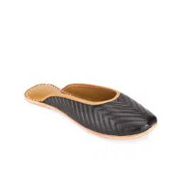 5 ELEMENTS Perforated Round Toe Mules-20