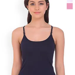 CoolTees4U Pack Of 3 Non Padded Cotton Camisoles-picture-21