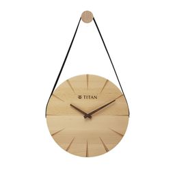 Titan Artisanal Brown Traditional Hanging Wall Clock-image-18