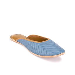 5 ELEMENTS Textured Square Toe Mules-37