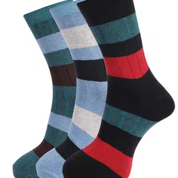 Dollar Socks Men Pack Of 3 Assorted Cotton Above Ankle-Length Socks-image-79