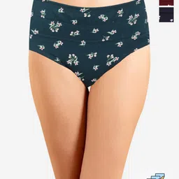 In Care Women Pack Of 3 Cotton Hipster Briefs-image-36