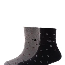 Cotstyle Men Pack Of 2 Patterned Cotton Ankle Length Socks-image-50