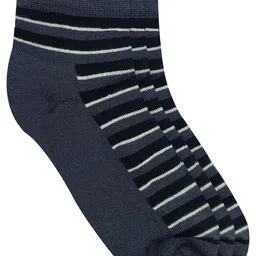 Heelium Men Pack Of 3 Striped Ankle-Length Socks-58