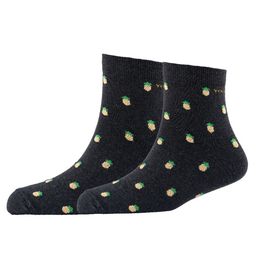 Cotstyle Men Pack Of 2 Patterned Cotton Ankle Length Socks-image-48