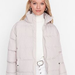 Trendyol Women Grey Puffer Jacket-image-27