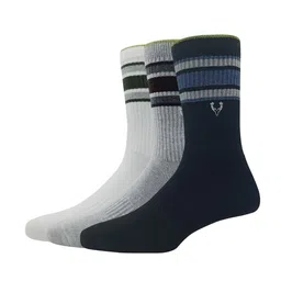 Allen Solly Men Pack Of 3 Striped Calf-Length Socks-27