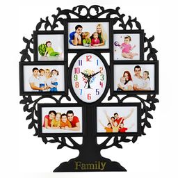 Attractionz Black & White Textured Contemporary Round Shaped Wall Clock-image-71