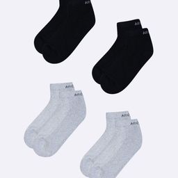 AIR GARB Unisex Pack Of 4 Breathable Pure Cotton Ankle Length Socks-53