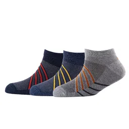 Cotstyle Men Pack Of 3 Patterned Ankle Length Socks-35