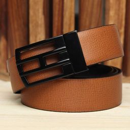 Kastner Men Textured Synthetic Leather Formal Belt-image-89