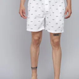 SEPHANI Printed Cotton Boxer BX-SHOE-WHT-M-image-53