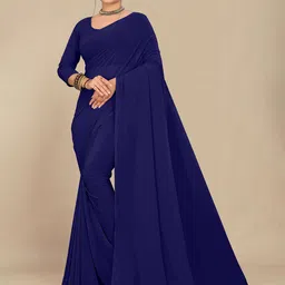 STAVA CREATION Pure Georgette Saree-16