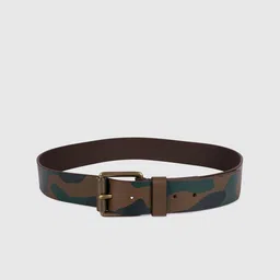 TIM PARIS Men Printed Leather Belt-image-27