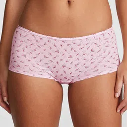 Victoria's Secret PINK Floral Printed Pure Cotton Low Rise Boy Short Briefs-image-65
