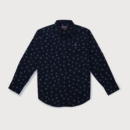 Gini and Jony Infants Boys Conversational Printed Cotton Casual Shirt-image-75