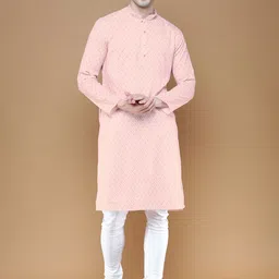 Anouk Floral Printed Mandarin Collar Long Sleeves Kurta-picture-31