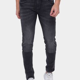 Being Human Men Black Regular Fit Heavy Fade Jeans-image-78