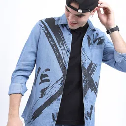 KETCH Men Slim Fit Printed Casual Shirt-image-43